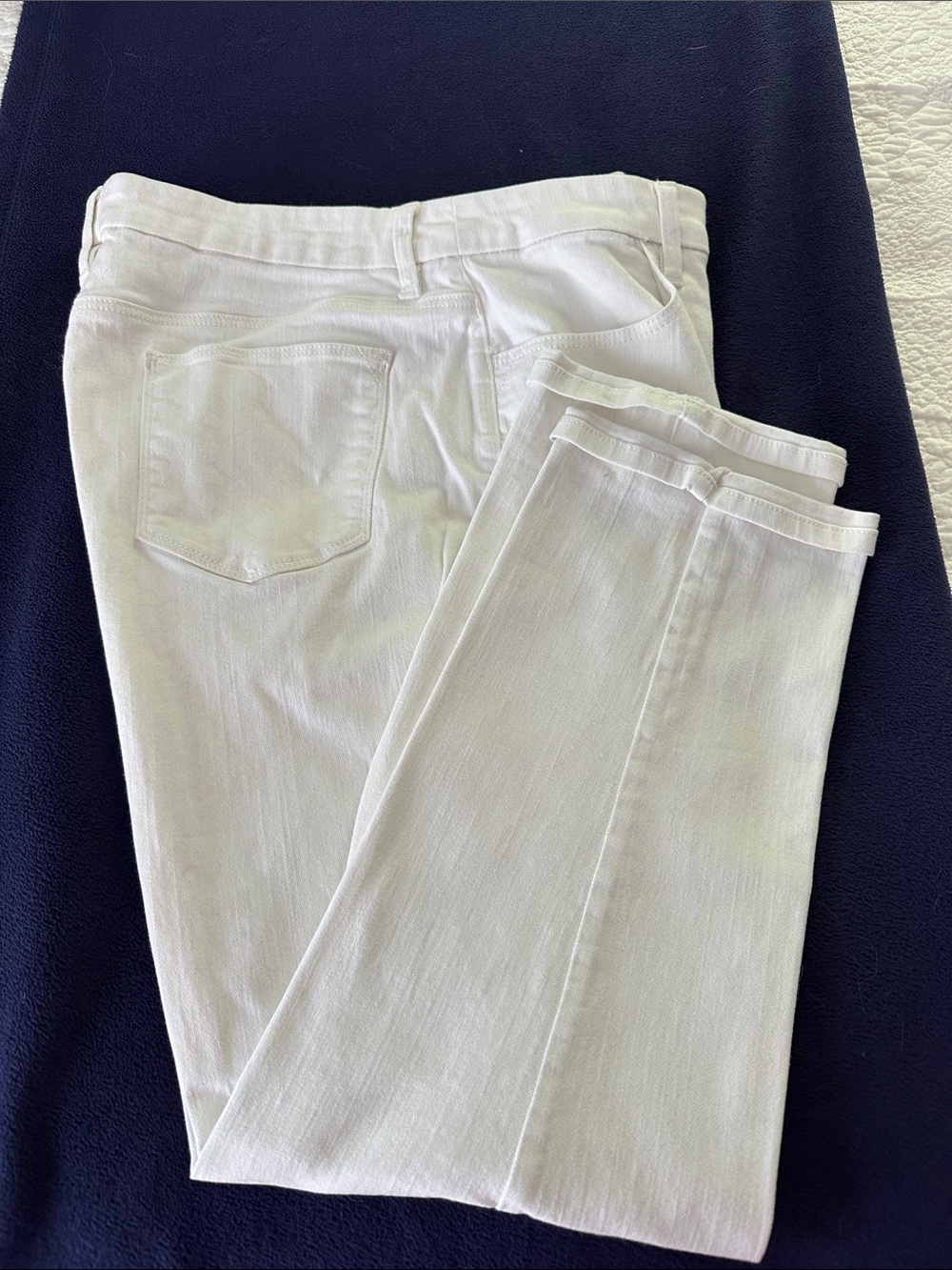 Chico's White GF Slim Ankle Jeans
